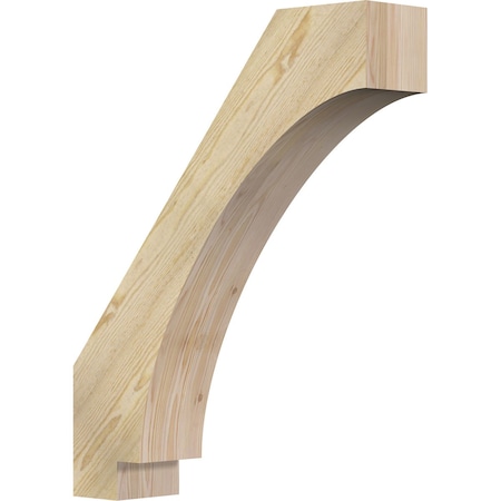 Ekena Millwork 6"W x 26"D x 32"H Imperial Rough Sawn Knee Brace, Douglas Fir BRC06X26X32IMP00RDF
